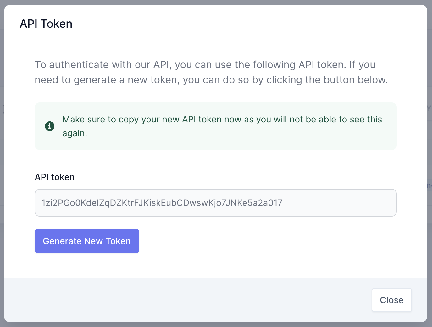 API Token