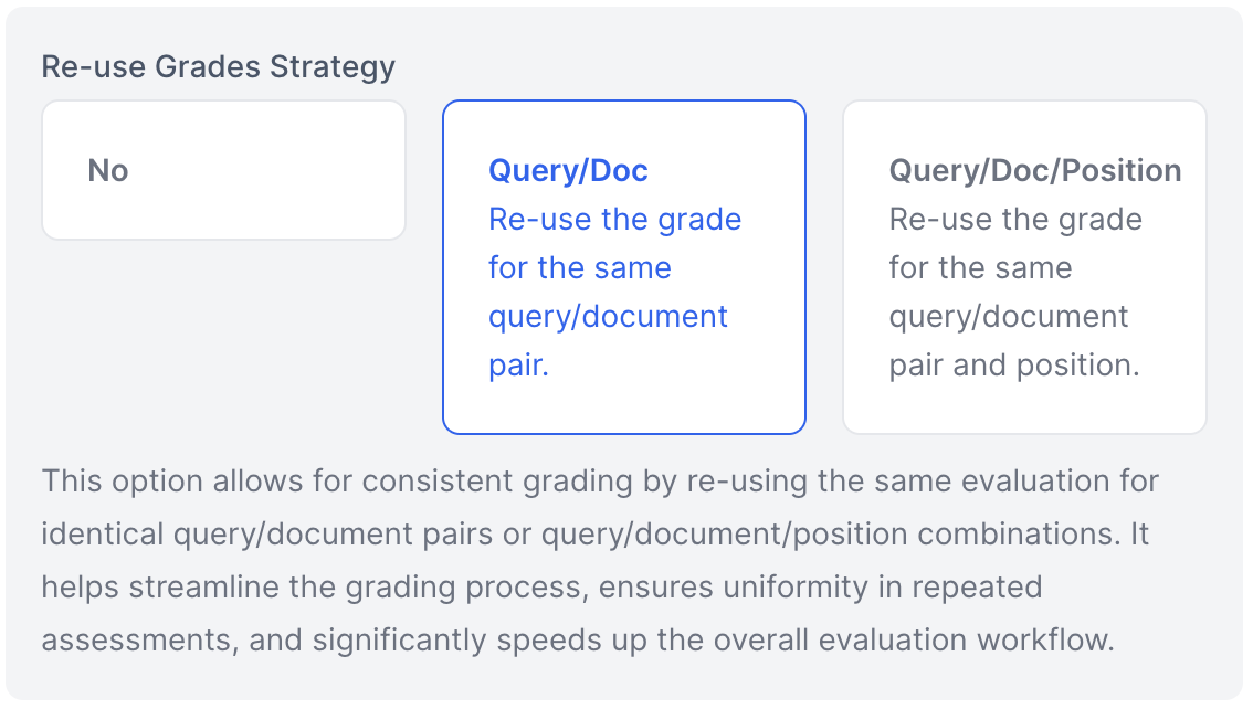 Re-use Grades Strategy